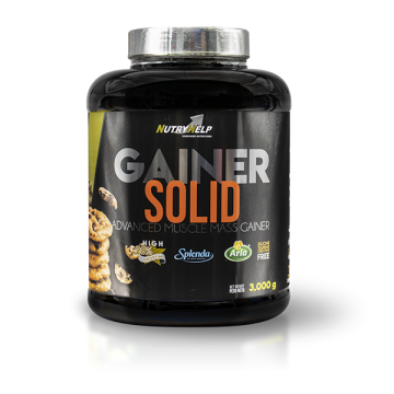 GAINER SOLID (Voluminizador + Whey Protein 30% ARLA) 3KG / Varios Sabores